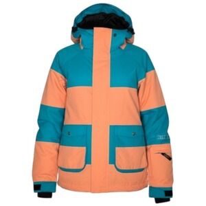 NIKITA Women's Insulated Outerwear Color Blocked Free-style Snowboard Ski Jacket